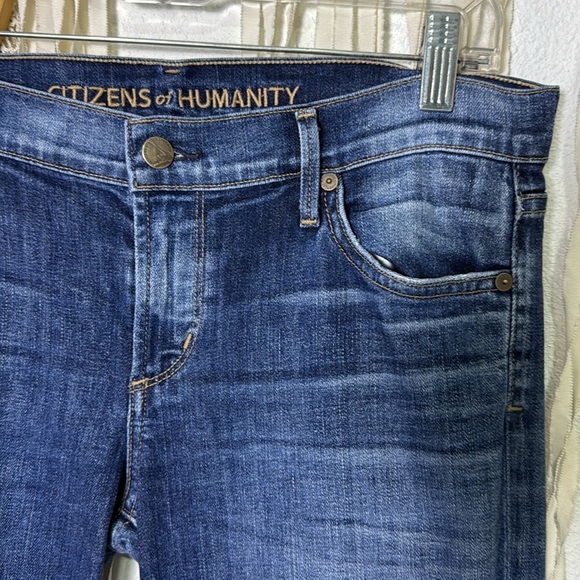 COH | Citizens Of Humanity Blue Ava Straight Leg Denim Size 30 - Picture 2 of 12
